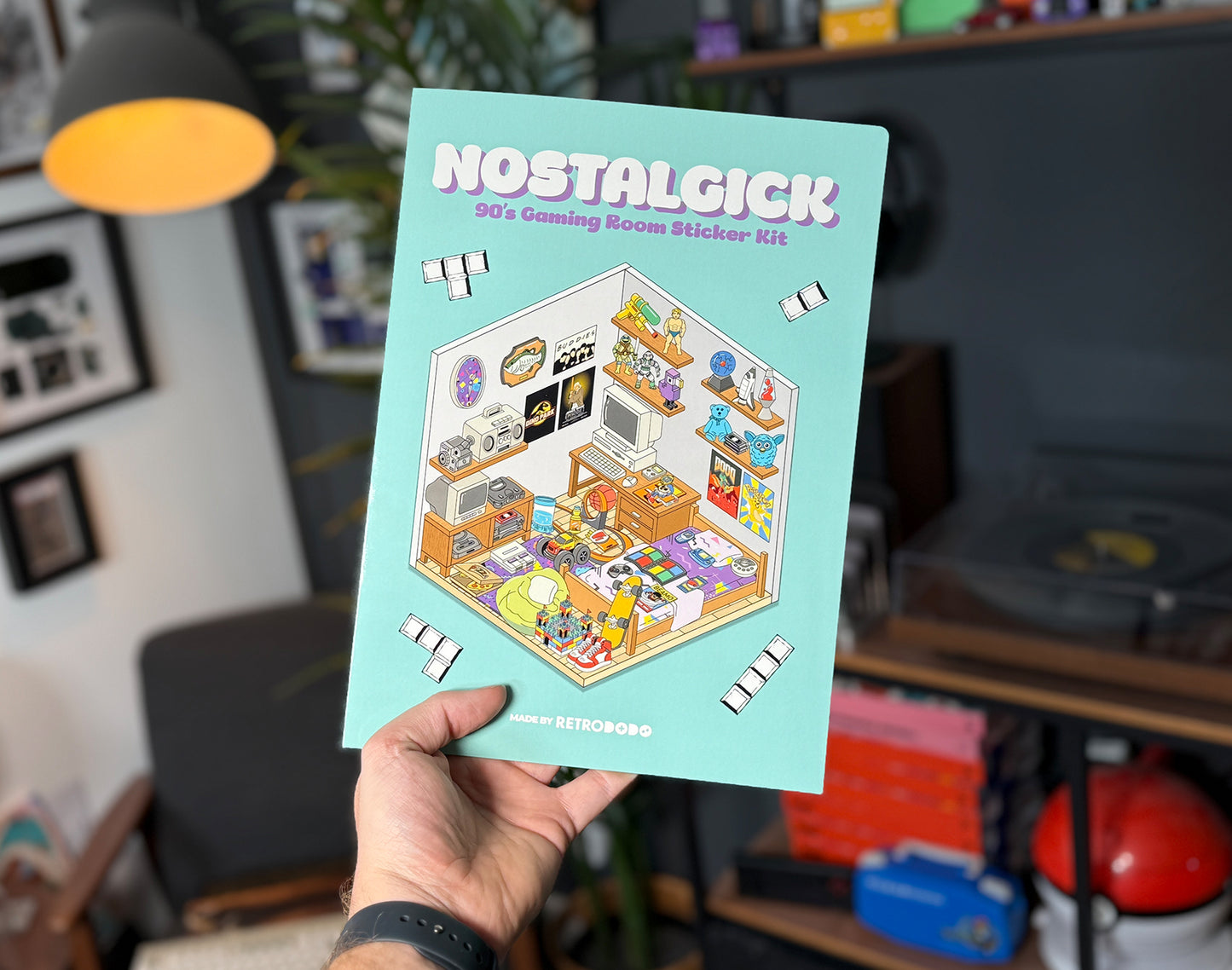 90's Gaming Room Sticker Kit - Nostalgick