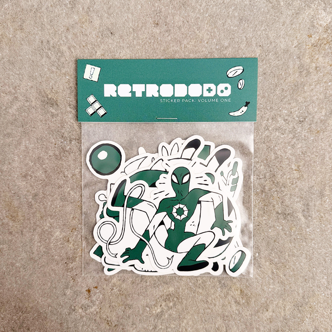 Retro Dodo Sticker Pack: Volume 1