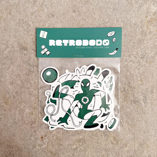 Retro Dodo Sticker Pack: Volume 1